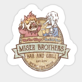 miser brothers Sticker